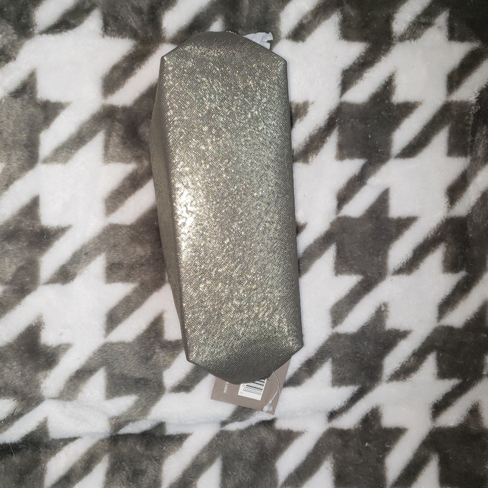 Pewter Metallic Ulta make up bag